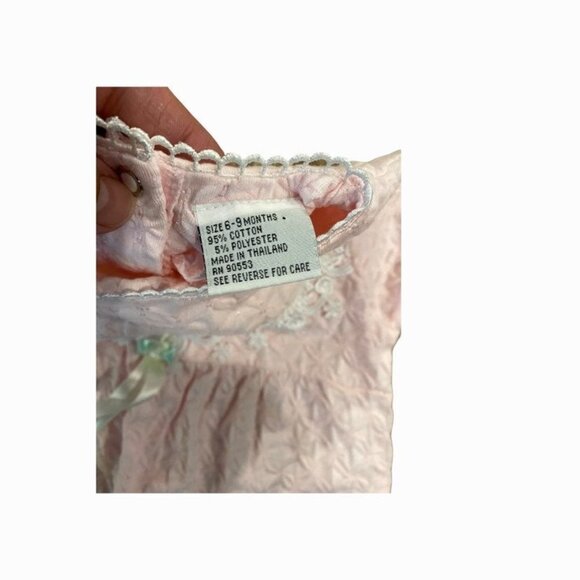 NEW Beyond Basics Kids Baby Sleepwear Pink Romper Size 6-9 Months - Picture 5 of 8